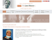 Tablet Screenshot of docteurmasson.com